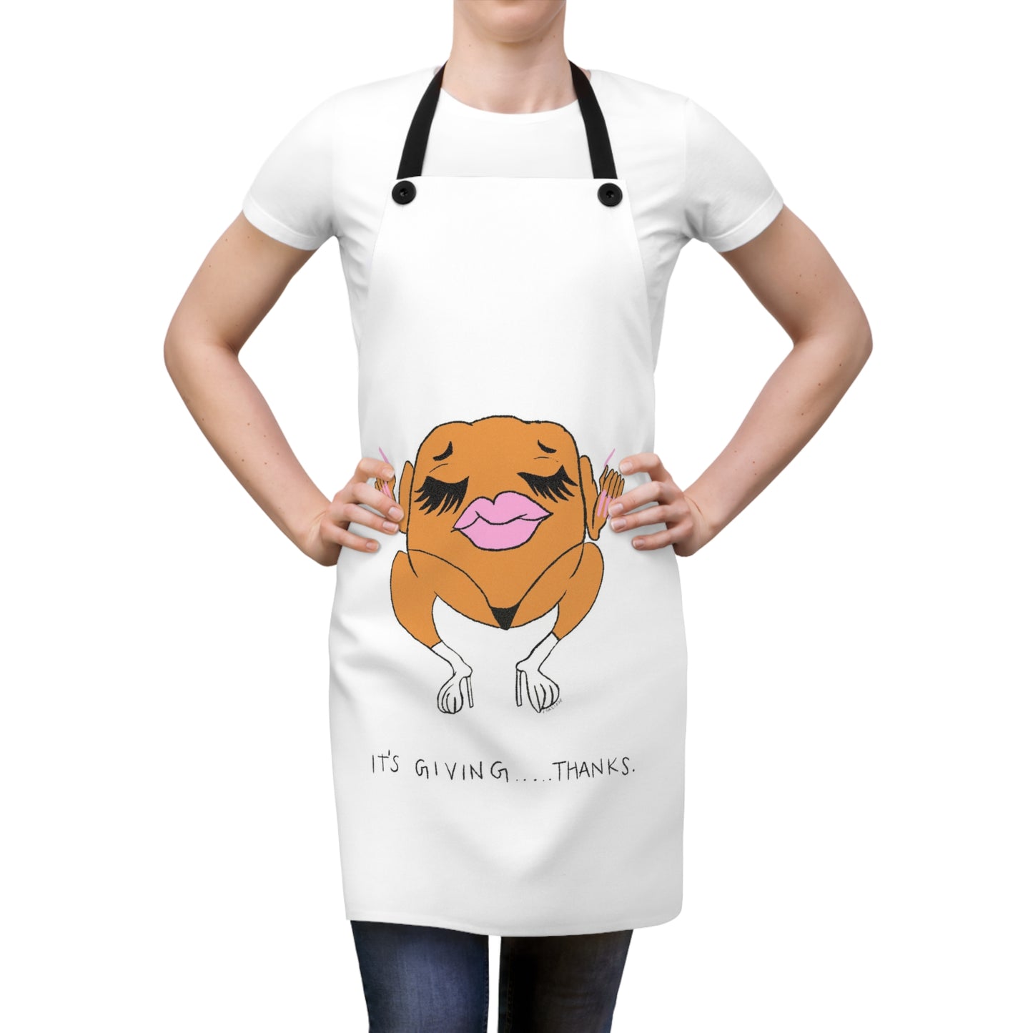 Giving Thanks Kitchen Apron by Bill Crisafi