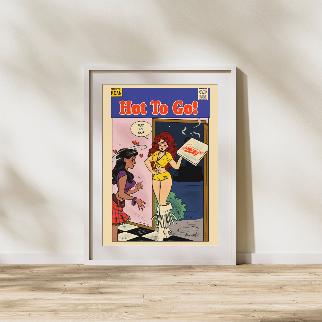 Hot To Go Art Print by Alpacalypse Art