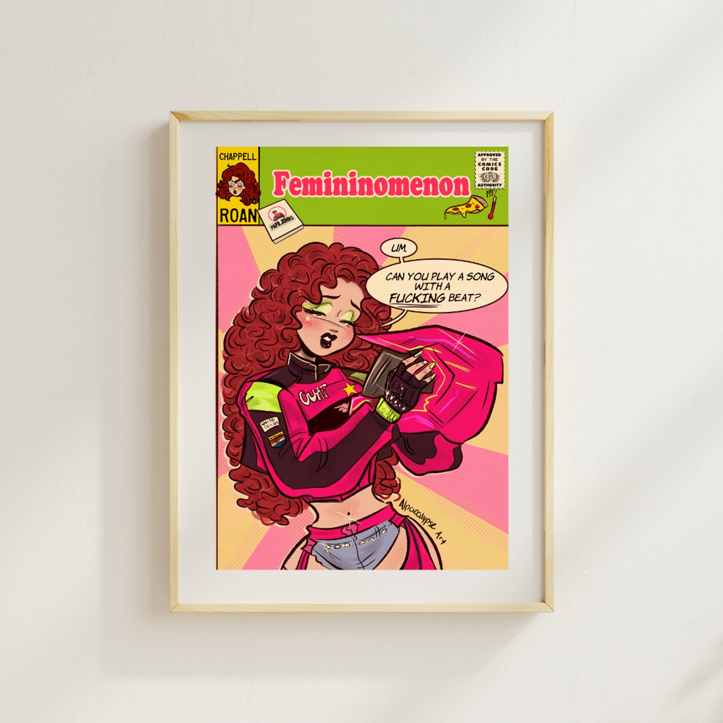 Femininomenon Art Print by Alpacalypse Art