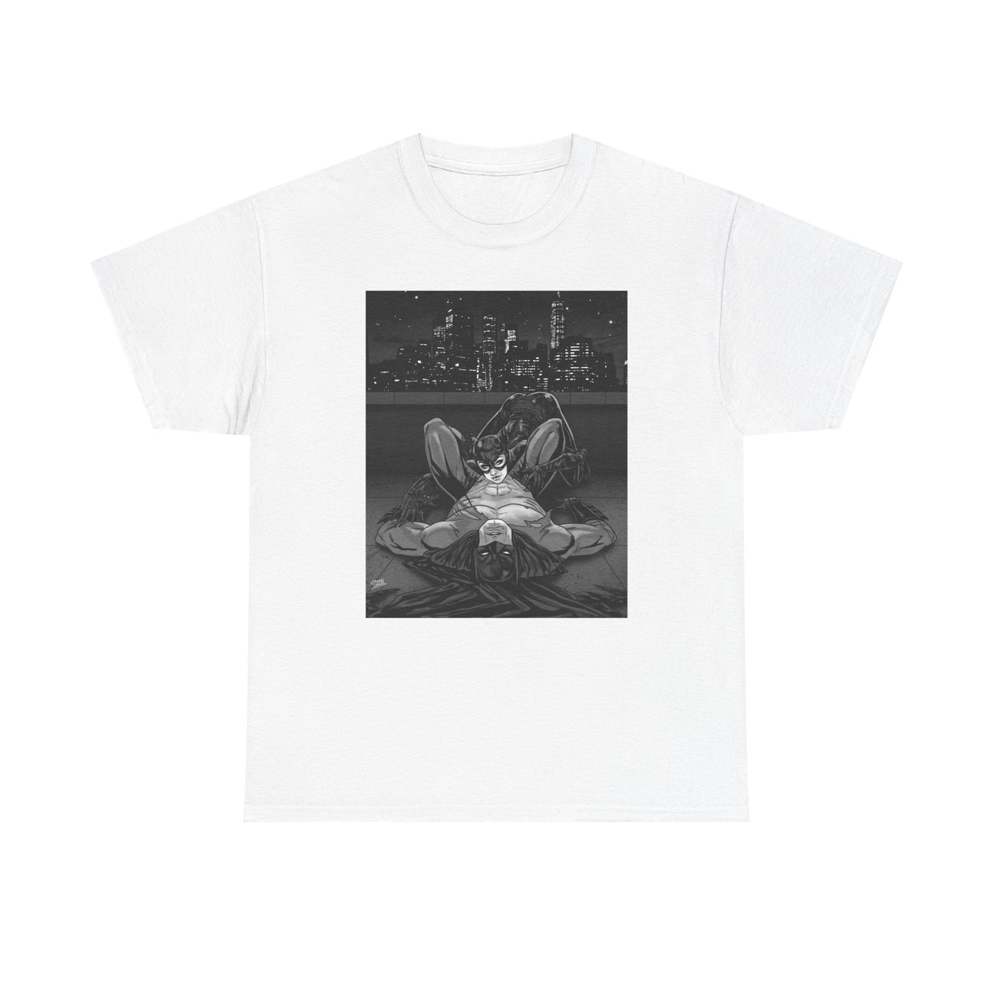 Bat & Cat Unisex Tee - Monochrome EU