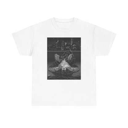 Bat & Cat Unisex Tee - Monochrome EU