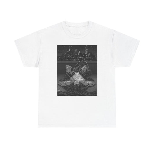 Bat & Cat Unisex Tee - Monochrome EU