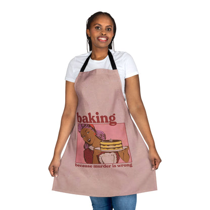 Murder Is Wrong Apron