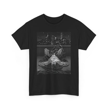 Bat & Cat Unisex Tee - Monochrome EU