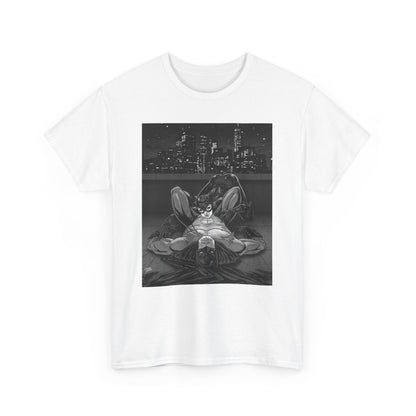 Bat & Cat Unisex Tee - Monochrome EU