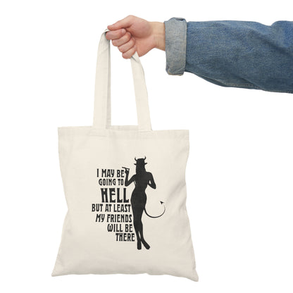 Going To Hell Tote Bag - Vintage Comics