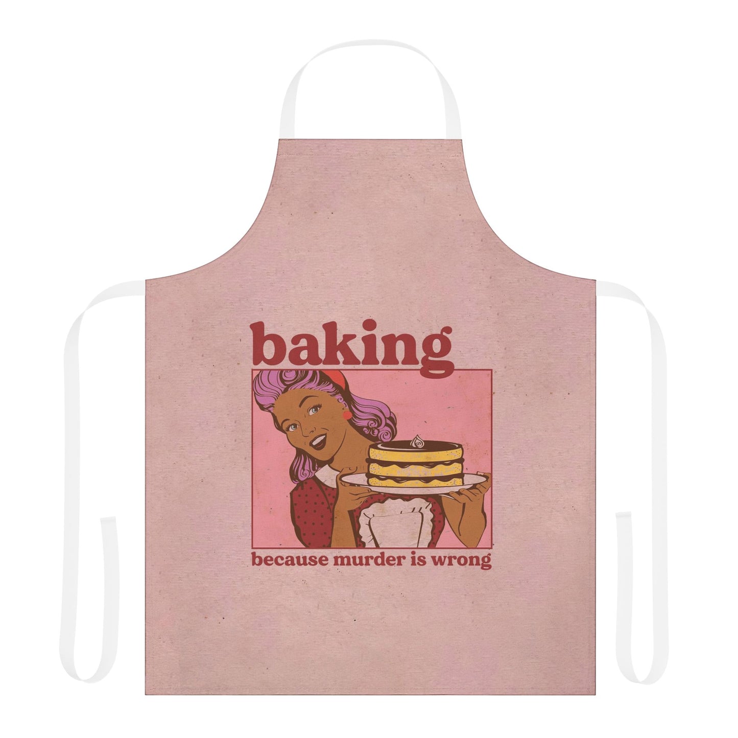 Murder Is Wrong Apron