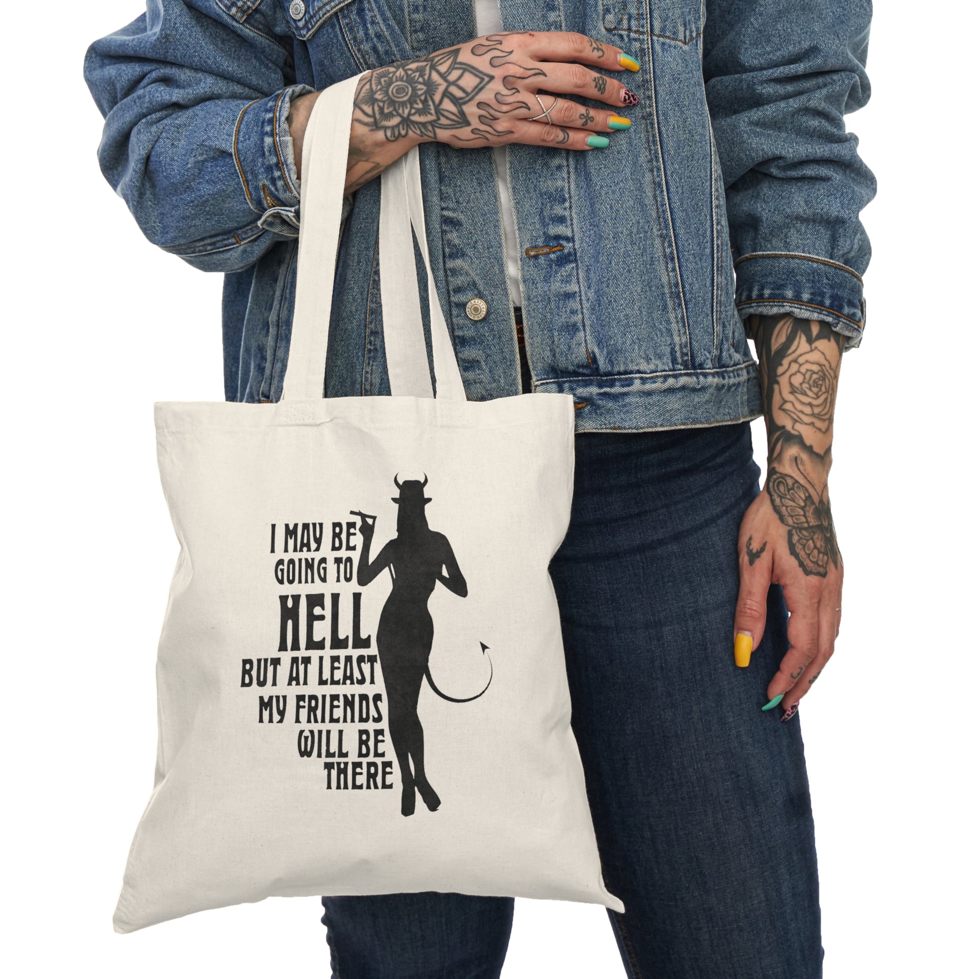 Going To Hell Tote Bag - Vintage Comics