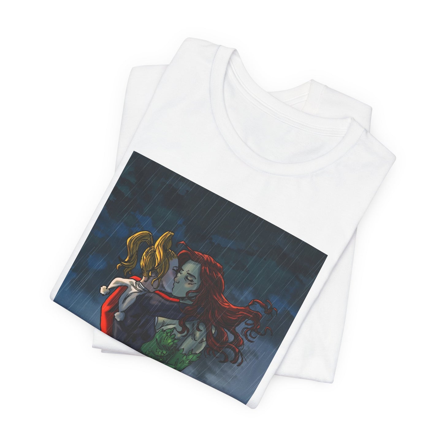 Poison Ivy & Harley Quinn Embrace T-Shirt — Gotham Comic Art Tee
