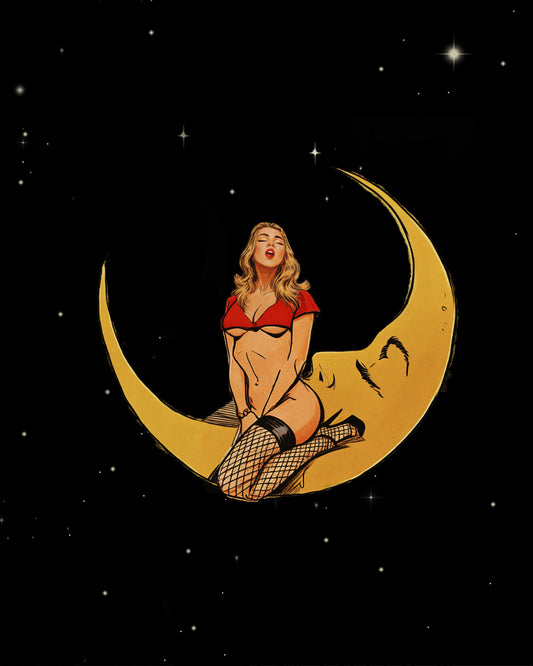 Fly Me To The Moon Art Print