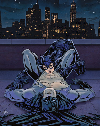 The Bat and The Cat Art Print Super Hot Series