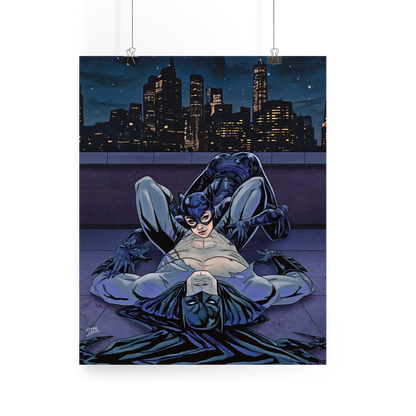 The Bat and The Cat Art Print Super Hot Series