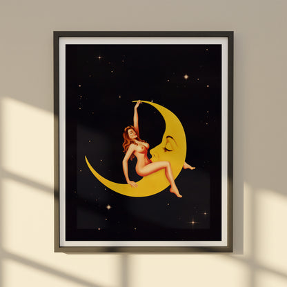 Dancing On The Moon Art Print
