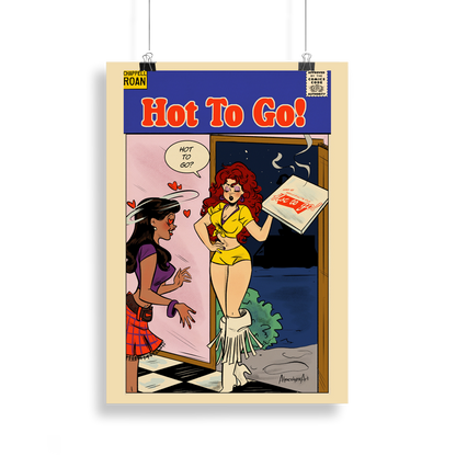 Hot To Go Art Print by Alpacalypse Art