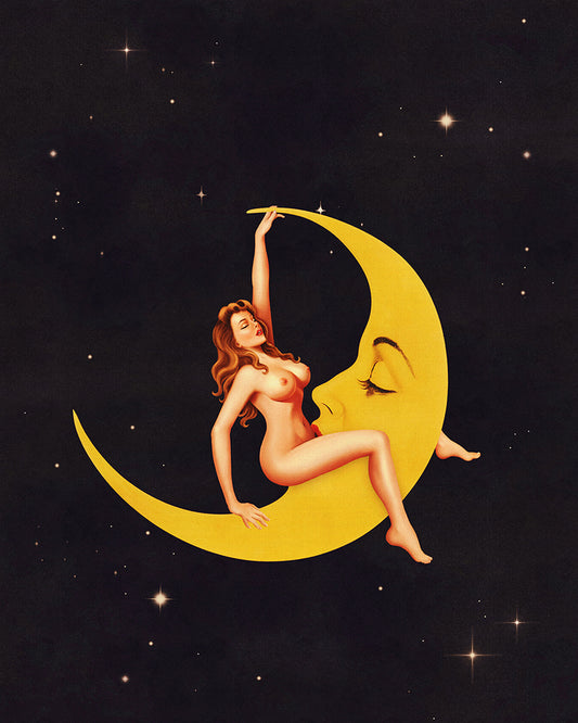 Dancing On The Moon Art Print