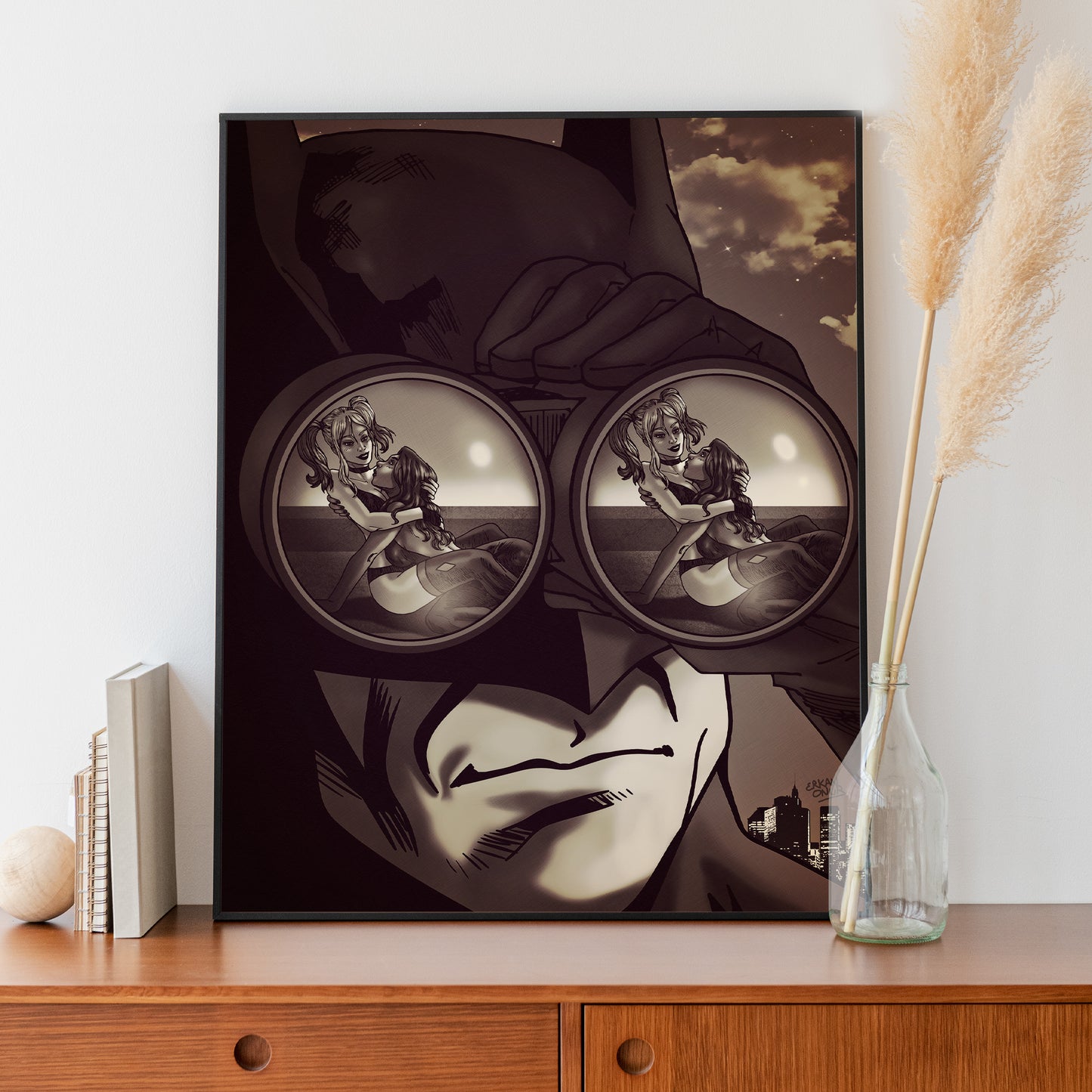 The Bat Binoculars Art Print (Limited Edition)