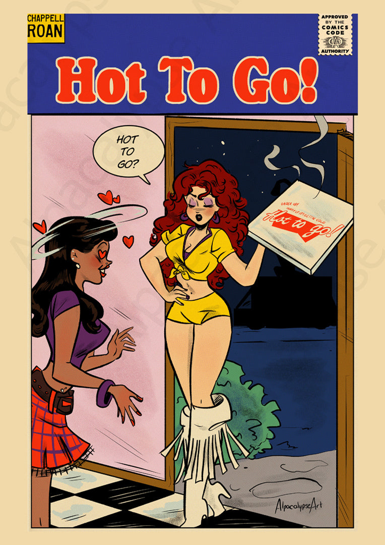 Hot To Go Art Print by Alpacalypse Art