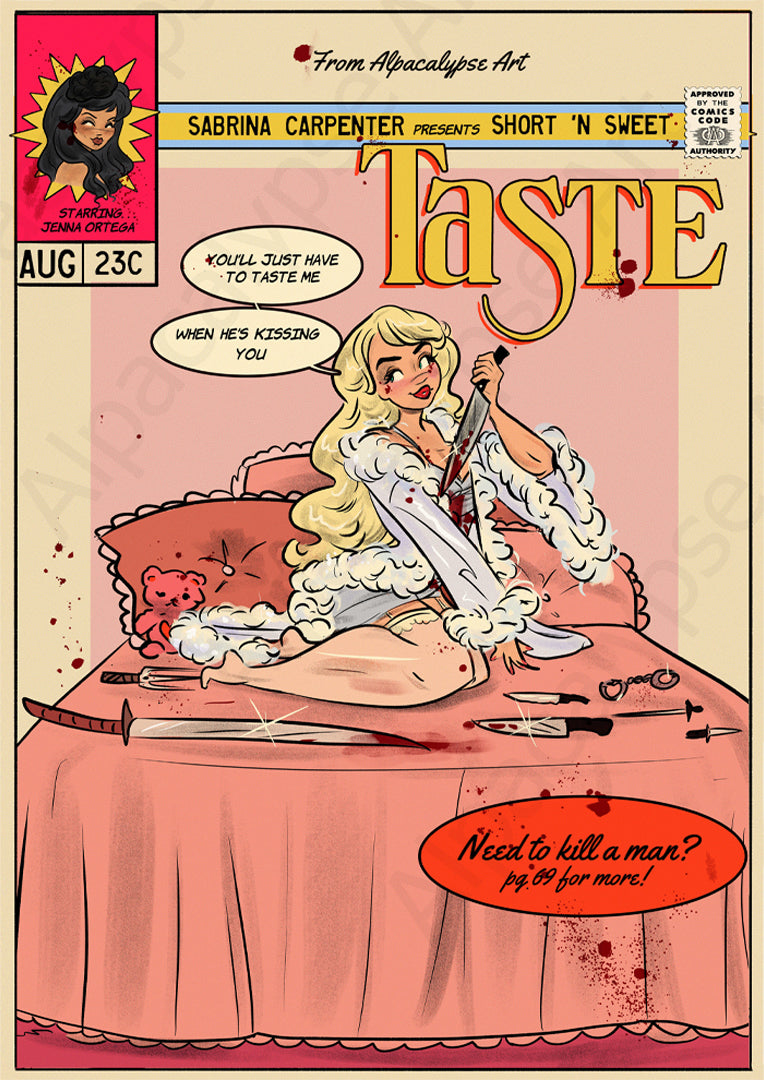 Taste Art Print by Alpacalypse Art