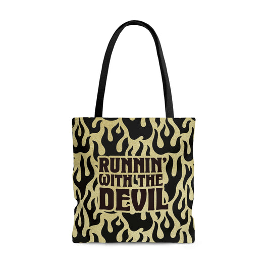 Runnin' With The Devil Tote Bag - Vintage Comics