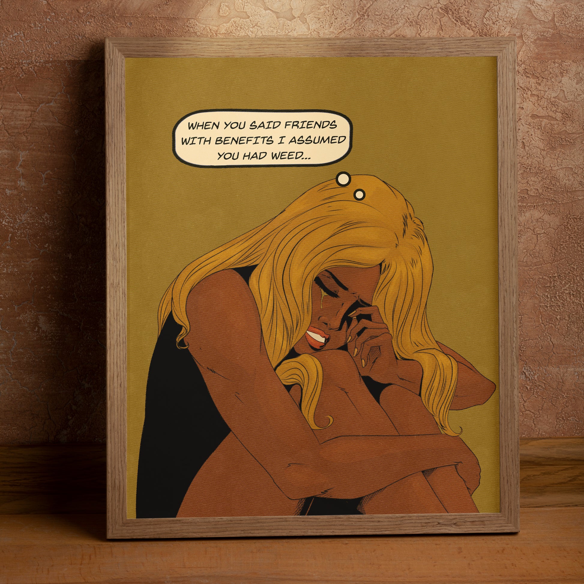 I Assumed You Had Weed Print (Limited Edition) - Vintage Comics