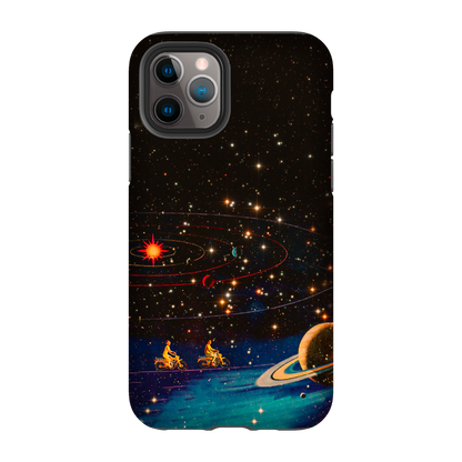 Around My Galaxy Case by Collage Soul - Vintage Comics
