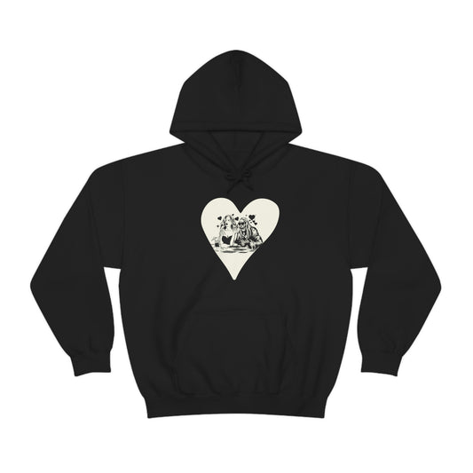 Love At First Sight Hoodie (Black Edition) - Vintage Comics