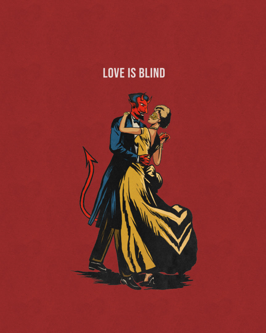 Love Is Blind Print (Limited Edition) - Vintage Comics